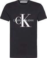 Calvin Klein T-shirt Monogram Slim Fit Zwart
