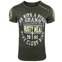 Rusty Neal T-Shirt mit Label-Print