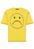 RedBridge T-Shirt »Aberdeen« mit modischem Sad Smiley-Frontprint