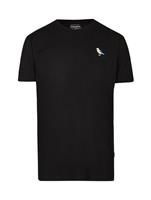 Cleptomanicx T-Shirt »Embro Gull« mit Gull-Stickerei
