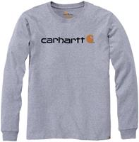Carhartt Longsleeve - Carhartt core logo t-shirt met lange mouwen Grijs