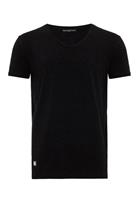 RedBridge T-Shirt »Fullerton« basic mit Logopatch aus Metall
