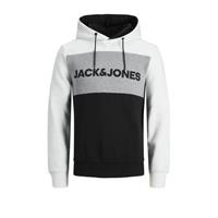 Jack & Jones Hoodie Warmer Logo Print Hoodie Sweater Pullover JJELOGO 4416 in Weiß