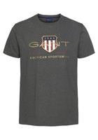 Gant T-shirt Logo Grijs