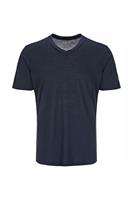 Supernatural Base V-Neck 140 T-Shirt Marineblauw/Blauw