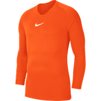 NIKE Park Dri-FIT First Layer langarm Funktionsshirt Herren safety orange/white