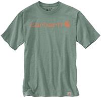 Carhartt Shortsleeve - Relaxed fit heren t-shirt met Carhartt-logo Groen
