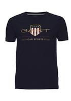 Gant T-shirt met ronde hals Archive Shield