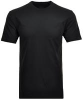 Übergröße : Ragman, T-Shirts mit Rundhalsausschnitt, Doppelpack in Schwarz