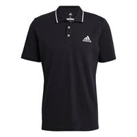 adidas Badge of Sport Tipped Polo Shirt, Zwart