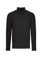 Trigema Longsleeve TRIGEMA Langarm Shirt mit Stehkragen