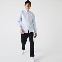 Lacoste Regular Fit Herren-Hemd aus Premium-Baumwolle - Blau 