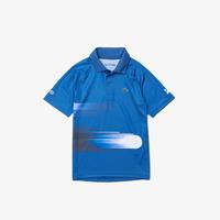 Lacoste Jungen  Sport x Novak Djokovic Poloshirt - Blau / Weiß 