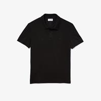 Lacoste Herren -Poloshirt aus Stretch-Baumwoll-Piqué - Schwarz 