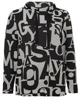VIA APPIA DUE Modernes Sweatshirt mit Buchstaben-Print