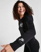 Nike Air Korte hoodie van sweatstof voor meisjes - Zwart