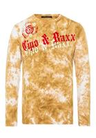 Cipo & Baxx Langarmshirt mit großem Marken-Frontprint
