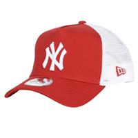 Newera New York Yankees Clean Red A-Frame Trucker Cap