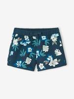 VERTBAUDET Meisjes sportshort met bloemenprint blauw bedrukt