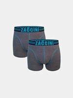 Zaccini boxershorts - Grijs - Aqua - 2-pak | Italian-Style.nl, 