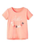 name it T-Shirt Nmfdina Fiery Coral