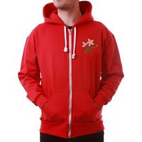 Sportus.nl Japan 1932 Retro Rugby Zipped Hoodie - Rood