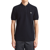 Sportus.nl Fred Perry - Plain Polo Shirt - Navy/ Wit