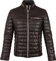 Milestone Terenzio Leather Dunkelbraun Jacke - GrÃ¶ÃŸe 48