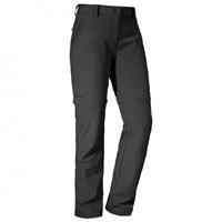 Schöffel  Women's Pants Ascona Zip Off - Trekkingbroek, grijs/zwart