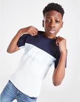 Lacoste Cut & Sew Colour Block T-Shirt Junior - Only at JD, Wit