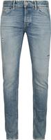 Cast Iron Riser Jeans Slim Soft Blauw