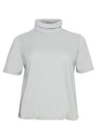 Sheego T-Shirt mit Stehkragen, in leichter A-Linie
