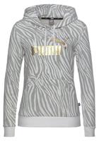 Puma Puma essentials+ tiger all over print trui wit/grijs dames kinderen