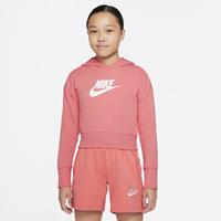 Nike Sportswear Club Korte hoodie van sweatstof voor meisjes - Roze