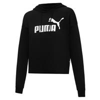 Puma Essentials cropped hoodie met logo dames