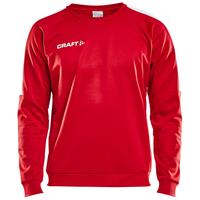 CRAFT Progress Round-Neck Sweatshirt Herren 430900 - bright red/white