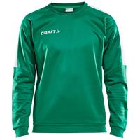 CRAFT Progress Round-Neck Sweatshirt Herren 651900 - team green/white