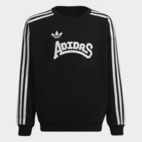 adidas Originals Girls' Graphic Crew Sweatshirt Junior, Zwart