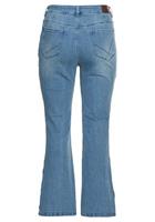 Sheego Bootcut-Jeans mit Zierknopfleiste am Saum