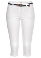 NU 20% KORTING: KangaROOS Capri jeans Capri-jeans met riem met bijpassende riem - nieuwe collectie (set, Met een afneembare riem)