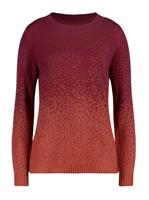Your Look... for less! Dames Pullover donkerrood gedessineerd GrÃ¶ÃŸe