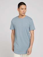 Tom Tailor DENIM T-shirt met all-overprint, Mannen, blauw, GrÃ¶ÃŸe S