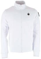 BLAUER Avec zip Homme blanc Cotone/poliestere