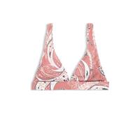 ESPRIT Women Beach bikinitop met paisley print roze/wit