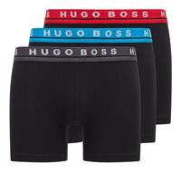 Hugo Boss boxershorts zwart met gekleurde band