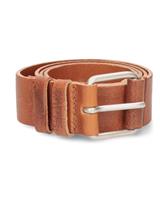 Cognac leather belt