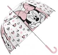Disney Kinderregenschirm Minnie Mouse Junior 70 Cm Pvc Transparent