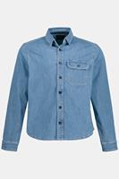 JP1880 Langarmhemd »Jeanshemd Overshirt FLEXNAMIC Langarm Modern Fit«