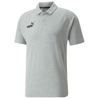 Puma teamFINAL Casuals Polo grau/schwarz Größe M