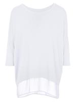 Oversized shirt in wit van heine